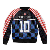 Custom Croatia Kockasti Football Jersey Bomber Jacket
