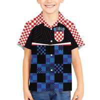 Custom Croatia Kockasti Football Jersey Hawaiian Shirt