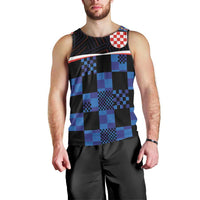 Custom Croatia Kockasti Football Jersey Men Tank Top