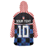 Custom Croatia Kockasti Football Jersey Wearable Blanket Hoodie - Wonder Print Shop