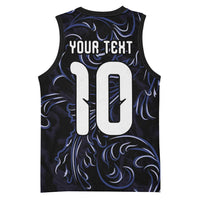 Custom Argentina Football Basketball Jersey Artistic Pattern-Paintings Inspired Black Color - Wonder Print Shop
