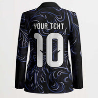 Custom Argentina Football Blazer Artistic Pattern-Paintings Inspired Black Color - Wonder Print Shop