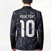 Custom Argentina Football Blazer Artistic Pattern-Paintings Inspired Black Color - Wonder Print Shop