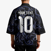 Custom Argentina Football Kimono Artistic Pattern-Paintings Inspired Black Color - Wonder Print Shop