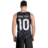 Custom Argentina Football Men Tank Top Artistic Pattern-Paintings Inspired Black Color - Wonder Print Shop