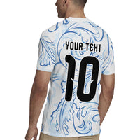 Custom Argentina Football Rugby Jersey Artistic Pattern-Paintings Inspired White Color - Wonder Print Shop