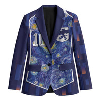 Custom Netherlands Football Blazer Starry Night Inspired-Sporty Style - Wonder Print Shop