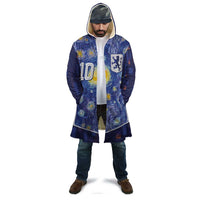 Custom Netherlands Football Cloak Starry Night Inspired-Sporty Style - Wonder Print Shop