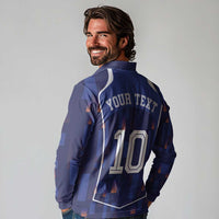 Custom Netherlands Football Long Sleeve Polo Shirt Starry Night Inspired-Sporty Style - Wonder Print Shop
