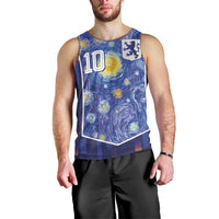Custom Netherlands Football Men Tank Top Starry Night Inspired-Sporty Style - Wonder Print Shop