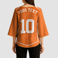 Custom Netherlands Football Kimono Sleeve Blouse Lion King-Inspired T90 Sporty Style - Wonder Print Shop