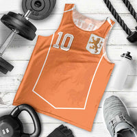 Custom Netherlands Football Men Tank Top Lion King-Inspired T90 Sporty Style - Wonder Print Shop
