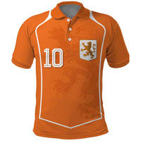 Custom Netherlands Football Polo Shirt Lion King-Inspired T90 Sporty Style - Wonder Print Shop