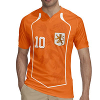 Custom Netherlands Football Rugby Jersey Lion King-Inspired T90 Sporty Style - Wonder Print Shop