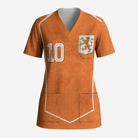 Custom Netherlands Football Scrub Top Lion King-Inspired T90 Sporty Style - Wonder Print Shop