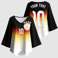Custom Germany Football Kimono Sleeve Blouse Die Mannschaft 2026 - Wonder Print Shop