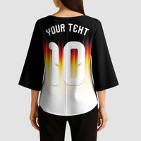 Custom Germany Football Kimono Sleeve Blouse Die Mannschaft 2026 - Wonder Print Shop