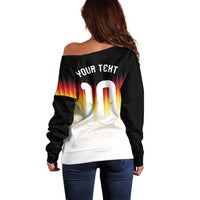 Custom Germany Football Off Shoulder Sweater Die Mannschaft 2026 - Wonder Print Shop