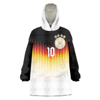 Custom Germany Football Wearable Blanket Hoodie Die Mannschaft 2026 - Wonder Print Shop