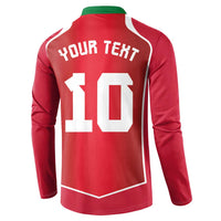 Custom Wales Football Button Sweatshirt The Dragons Sporty Style - Wonder Print Shop