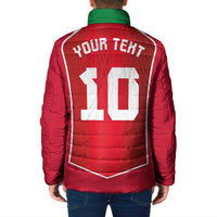 Custom Wales Football Padded Jacket The Dragons Sporty Style - Wonder Print Shop