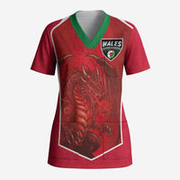 Custom Wales Football Scrub Top The Dragons Sporty Style - Wonder Print Shop