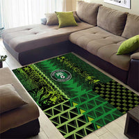 Nigeria Football Area Rug The Naija-Tribal Sporty Style - Wonder Print Shop