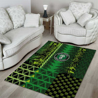 Nigeria Football Area Rug The Naija-Tribal Sporty Style - Wonder Print Shop