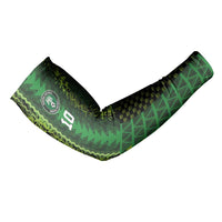 Custom Nigeria Football Arm Sleeves The Naija-Tribal Sporty Style - Wonder Print Shop