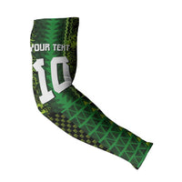 Custom Nigeria Football Arm Sleeves The Naija-Tribal Sporty Style - Wonder Print Shop