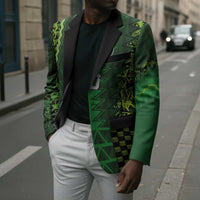 Custom Nigeria Football Blazer The Naija-Tribal Sporty Style - Wonder Print Shop
