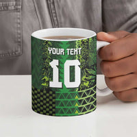 Custom Nigeria Football Ceramic Mug The Naija-Tribal Sporty Style - Wonder Print Shop
