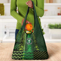 Nigeria Football Grocery Bag The Naija-Tribal Sporty Style - Wonder Print Shop