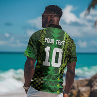 Custom Nigeria Football Hawaiian Shirt The Naija-Tribal Sporty Style - Wonder Print Shop