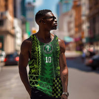 Custom Nigeria Football Men Tank Top The Naija-Tribal Sporty Style - Wonder Print Shop