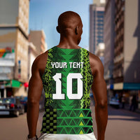 Custom Nigeria Football Men Tank Top The Naija-Tribal Sporty Style - Wonder Print Shop