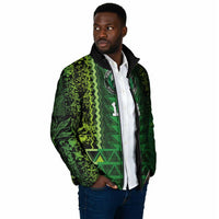 Custom Nigeria Football Padded Jacket The Naija-Tribal Sporty Style - Wonder Print Shop