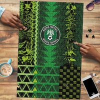 Nigeria Football Puzzle The Naija-Tribal Sporty Style - Wonder Print Shop