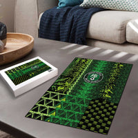 Nigeria Football Puzzle The Naija-Tribal Sporty Style - Wonder Print Shop