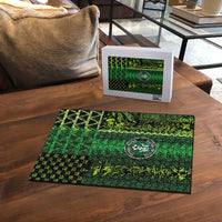 Nigeria Football Puzzle The Naija-Tribal Sporty Style - Wonder Print Shop