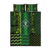 Nigeria Football Quilt Bed Set The Naija-Tribal Sporty Style - Wonder Print Shop