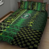 Nigeria Football Quilt Bed Set The Naija-Tribal Sporty Style - Wonder Print Shop