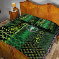 Nigeria Football Quilt Bed Set The Naija-Tribal Sporty Style - Wonder Print Shop