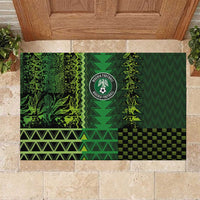 Nigeria Football Rubber Doormat The Naija-Tribal Sporty Style - Wonder Print Shop