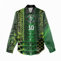 Custom Nigeria Football Women Casual Shirt The Naija-Tribal Sporty Style - Wonder Print Shop