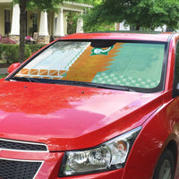 Ivory Coast Football Auto Sun Shade Côte d'Ivoire-Tribal Sporty Style - Wonder Print Shop