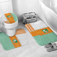 Ivory Coast Football Bathroom Set Côte d'Ivoire-Tribal Sporty Style - Wonder Print Shop
