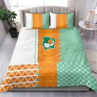 Ivory Coast Football Bedding Set Côte d'Ivoire-Tribal Sporty Style - Wonder Print Shop