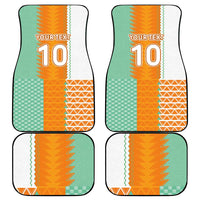 Custom Ivory Coast Football Car Mats Côte d'Ivoire-Tribal Sporty Style - Wonder Print Shop