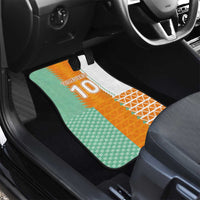 Custom Ivory Coast Football Car Mats Côte d'Ivoire-Tribal Sporty Style - Wonder Print Shop